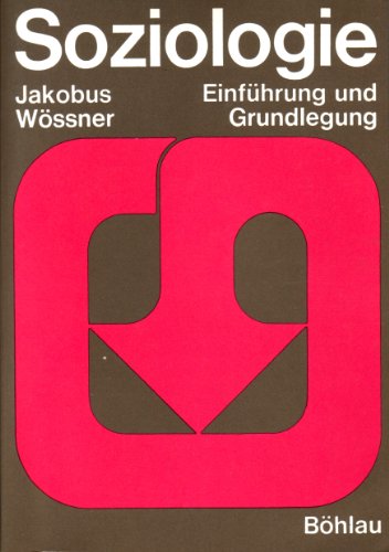 Soziologie - Wössner, Jakobus