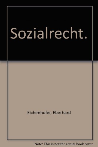 Sozialrecht - Eichenhofer, Eberhard