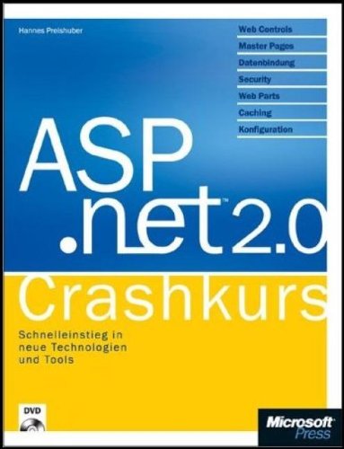 ASP.net 2.0 Crashkurs, m. CD-ROM - Preishuber, Hannes