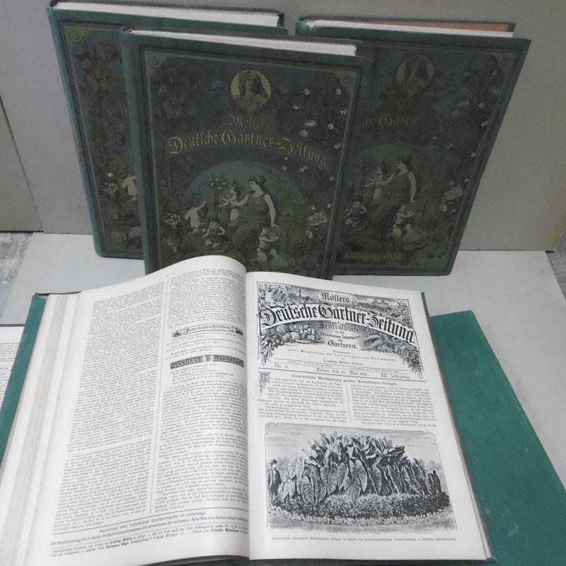Möller`s Deutsche GärtnerZeitung. Jahrgänge 1897,1898,1907,1908,1909