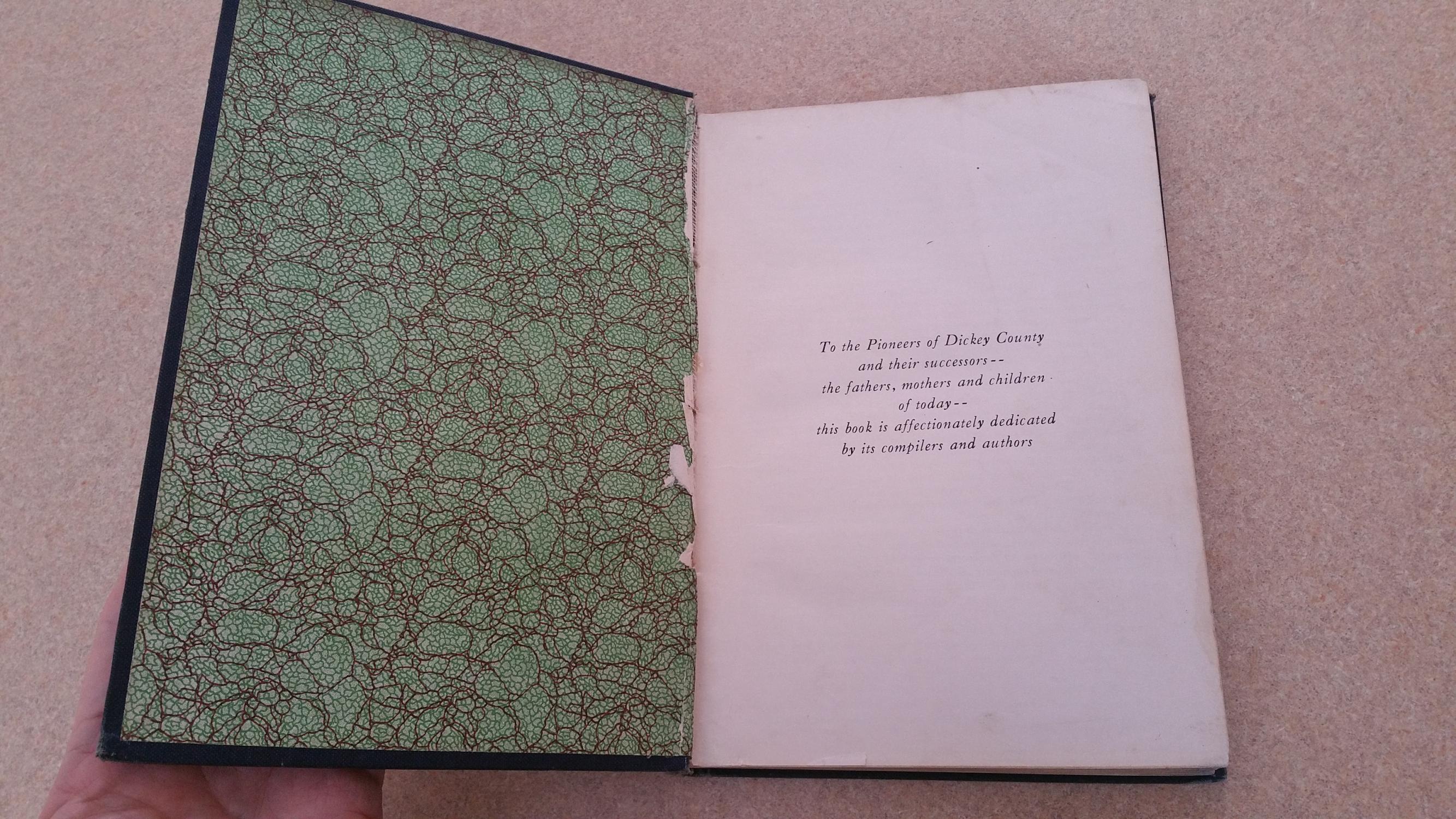 A History of Dickey County, North Dakota by Slocum, Walter L. Fair