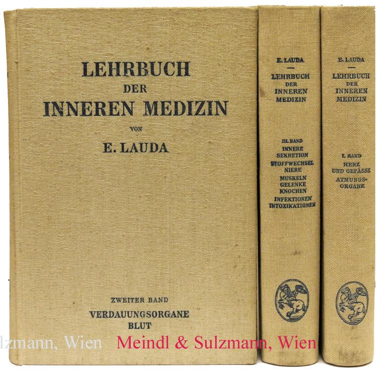 Lehrbuch der Inneren Medizin. 3 Bände. by Innere Medizin. Lauda, Ernst