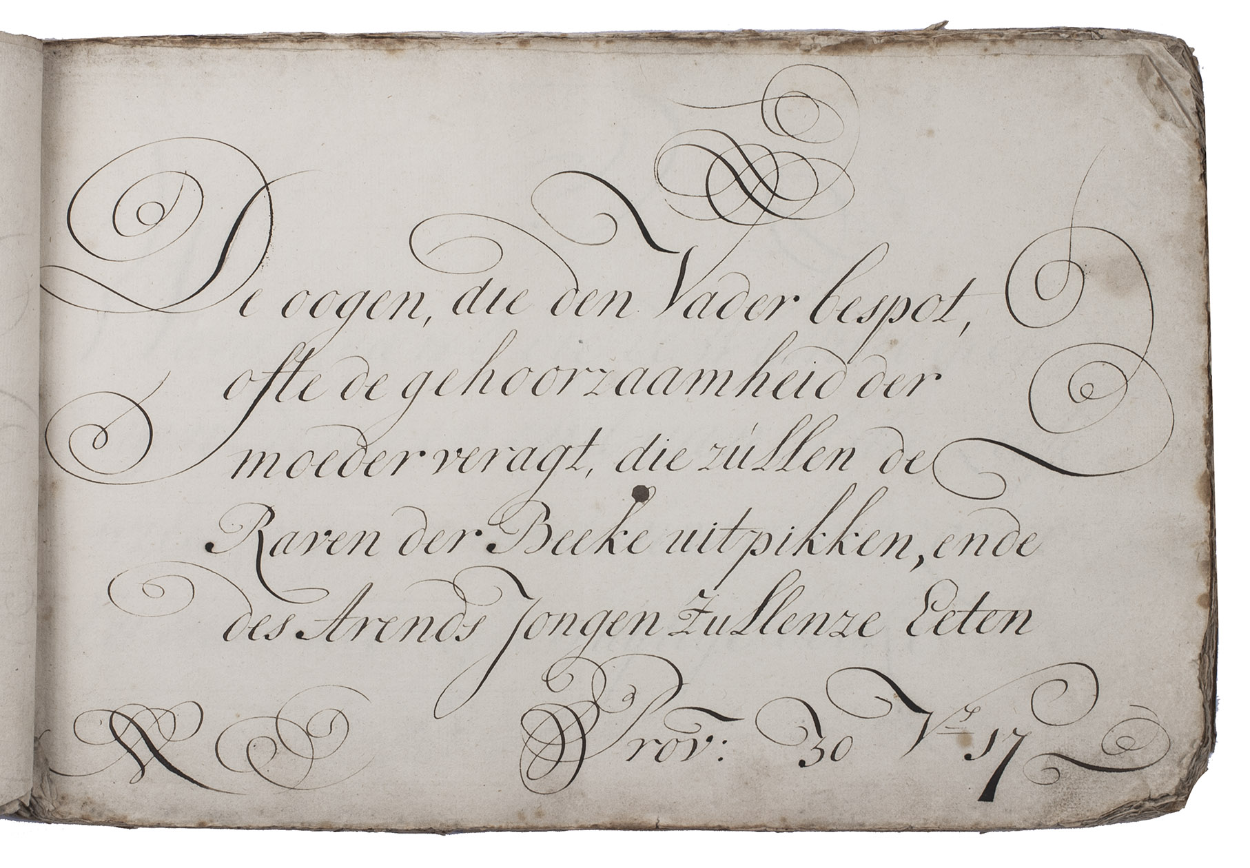 Geschriften.Noordwijk-Binnen, 1761. Oblong folio (21 x 33 cm ...