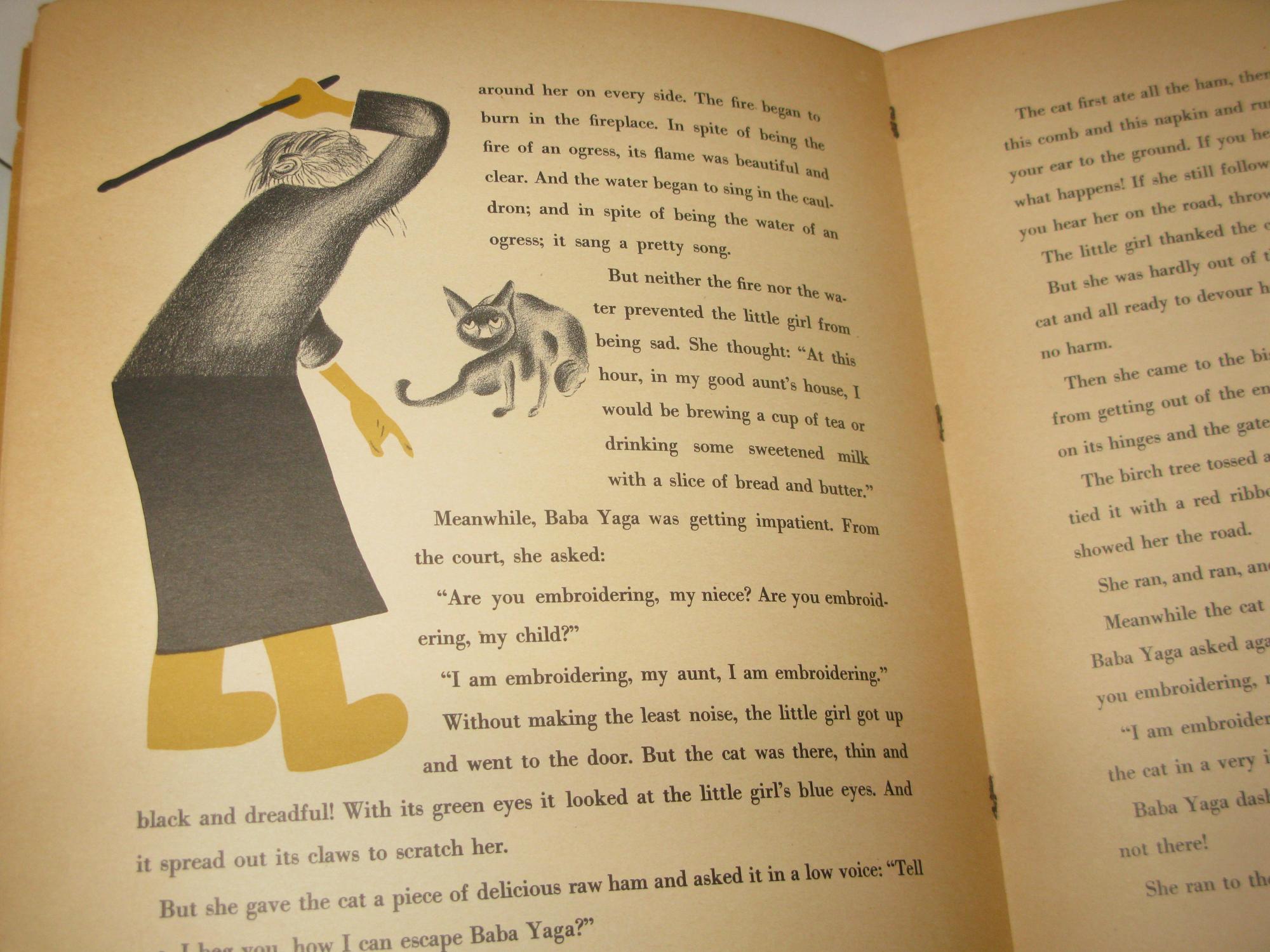 Baba Yaga by Rose Celli, illustrated by Nathalie Parain Baba Yaga by Rose Celli, illustrated by Nathalie Parain