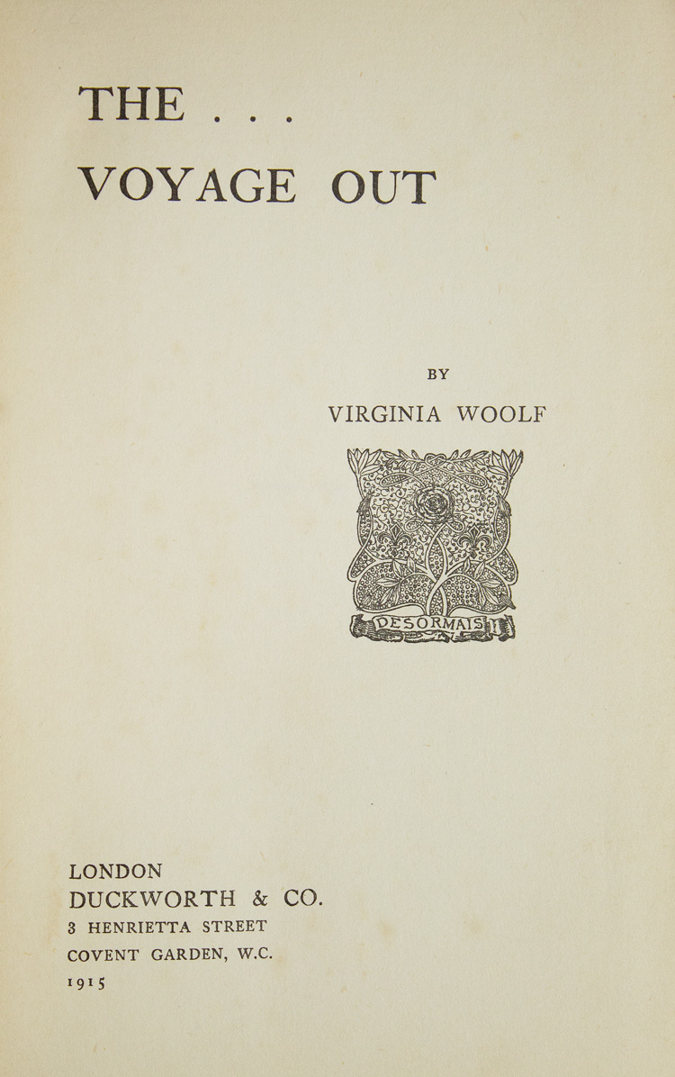 the voyage out by virginia woolf the voyage out by virginia woolf