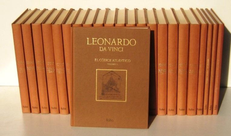 EL CODICE ATLANTICO de la Biblioteca Ambrosiana de Milan (20 vols.) + (3vols.) Leonardo Da Vinci Arte y Ciencia - Las Maquinas - El Vuelo - VINCI, LEONARDO DA - Augusto Marioni (transcripcion) - Carlo Pedretti - Domenico Laurenza (estudios)