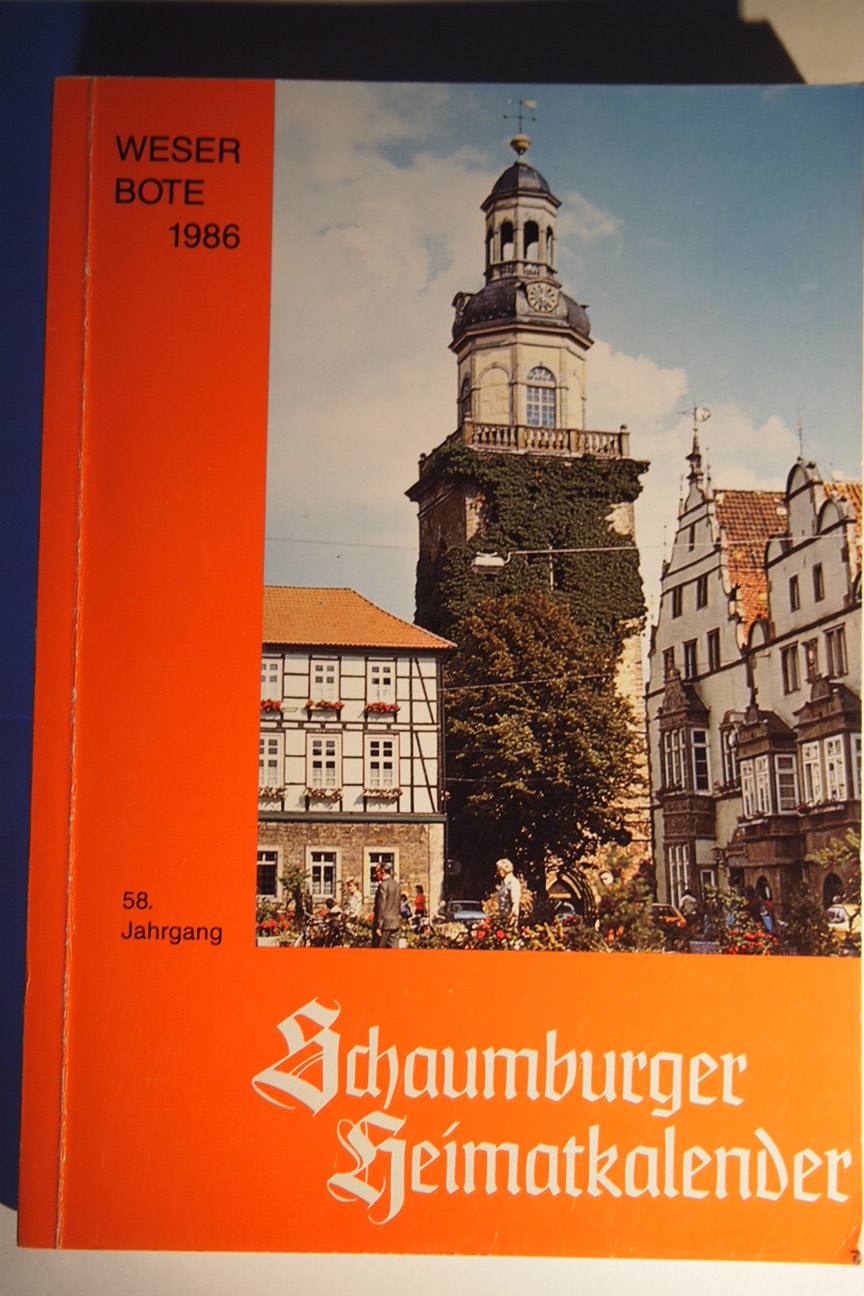 Schaumburger Heimatkalender - Weserbote 1986 (Ein Hausbuch für das Schaumburger Land, Lippe und Minden-Ravensberg. - Diverse