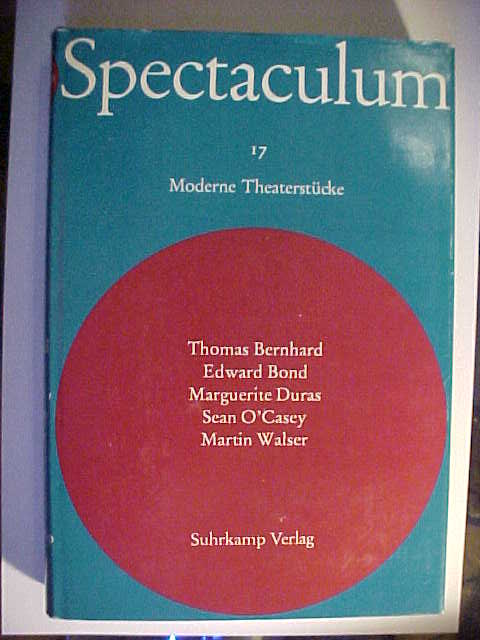 Spectaculum 17 - Fünf moderne Theaterstücke. - Diverse