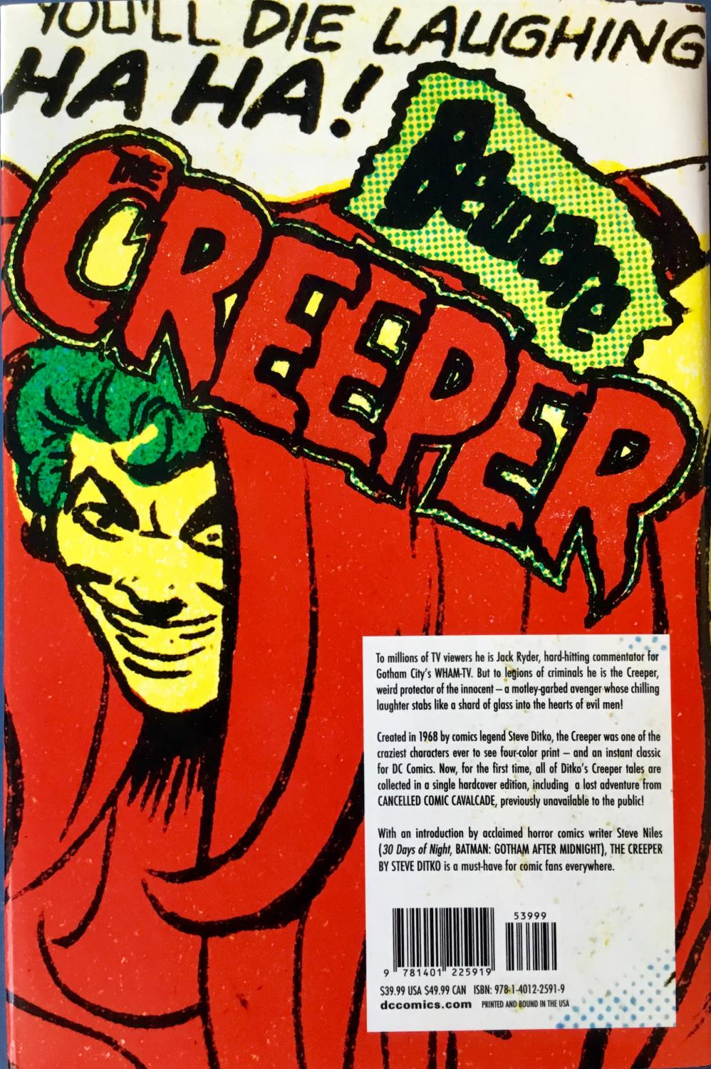 The CREEPER by STEVE DITKO by DITKO, STEVE ; O'NEIL, DENNIS (authors) :  NILES, STEVE (introduction): (2010) 1st Edition Comic | OUTSIDER ENTERPRISES