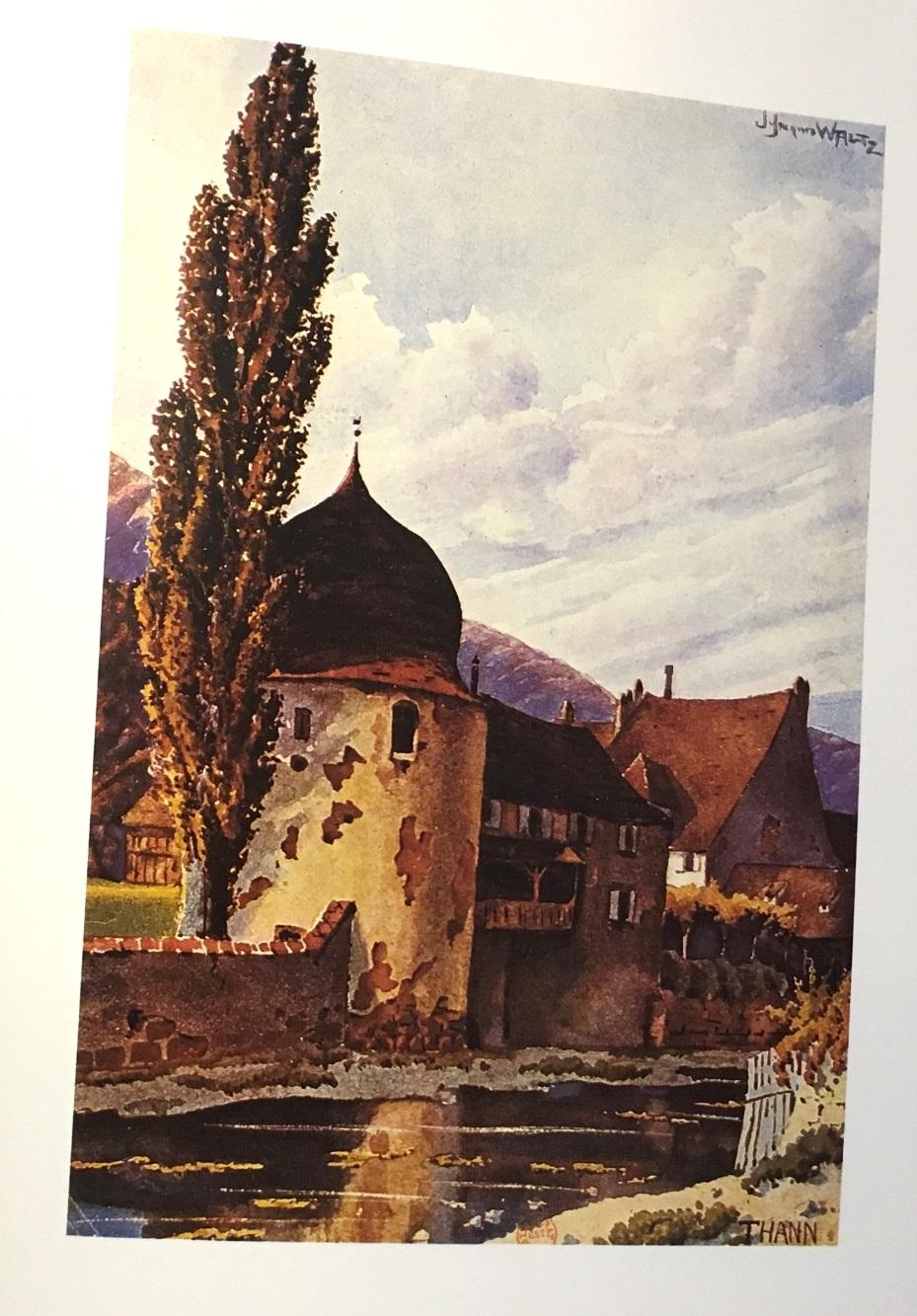 Tours et portes d'Alsace avec des aquarelles par J.-Jacques Waltz (Hansi) - Waltz J.-jacques