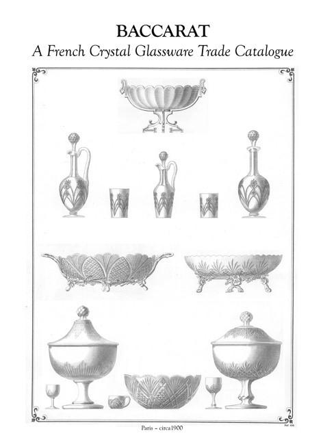 FRENCH BACCARAT - A FRENCH CRYSTAL GLASSWARE CATALOGUE. [ ]