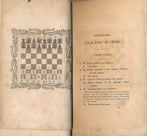 Analysis of the Game of Chess by Philidor, François Danican