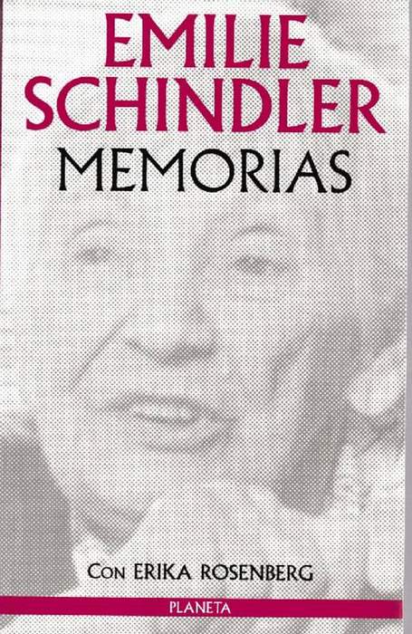 Emilie Schindler. Memorias. Con la colaboración de Erika Rosenberg. - Schindler, Emilie und Erika Rosenberg