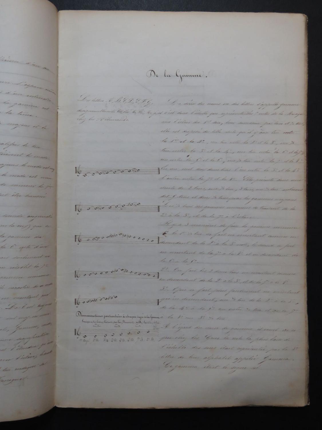 Théorie et Harmonie Manuscrit XIXe siècle by Théorie et Harmonie