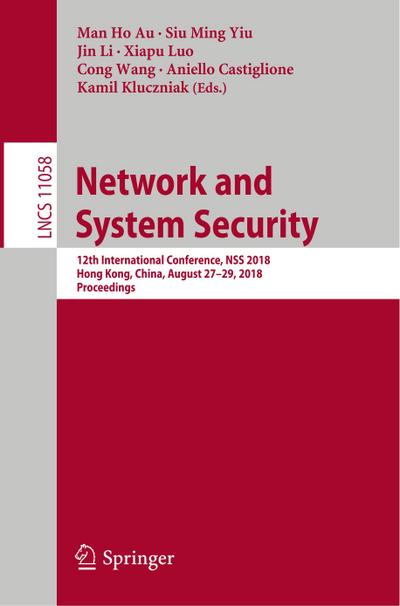 Network and System Security - Man Ho Au