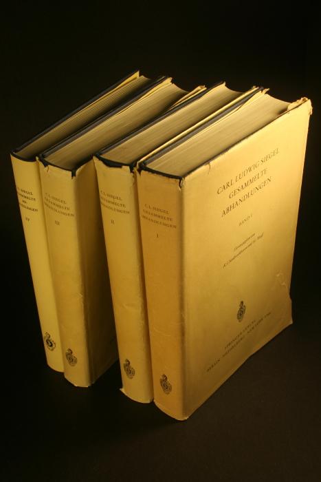 Gesammelte Abhandlungen. Hsrg. von K. Chandrasekharan und H. Maass - Siegel, Carl Ludwig, 1896-1981