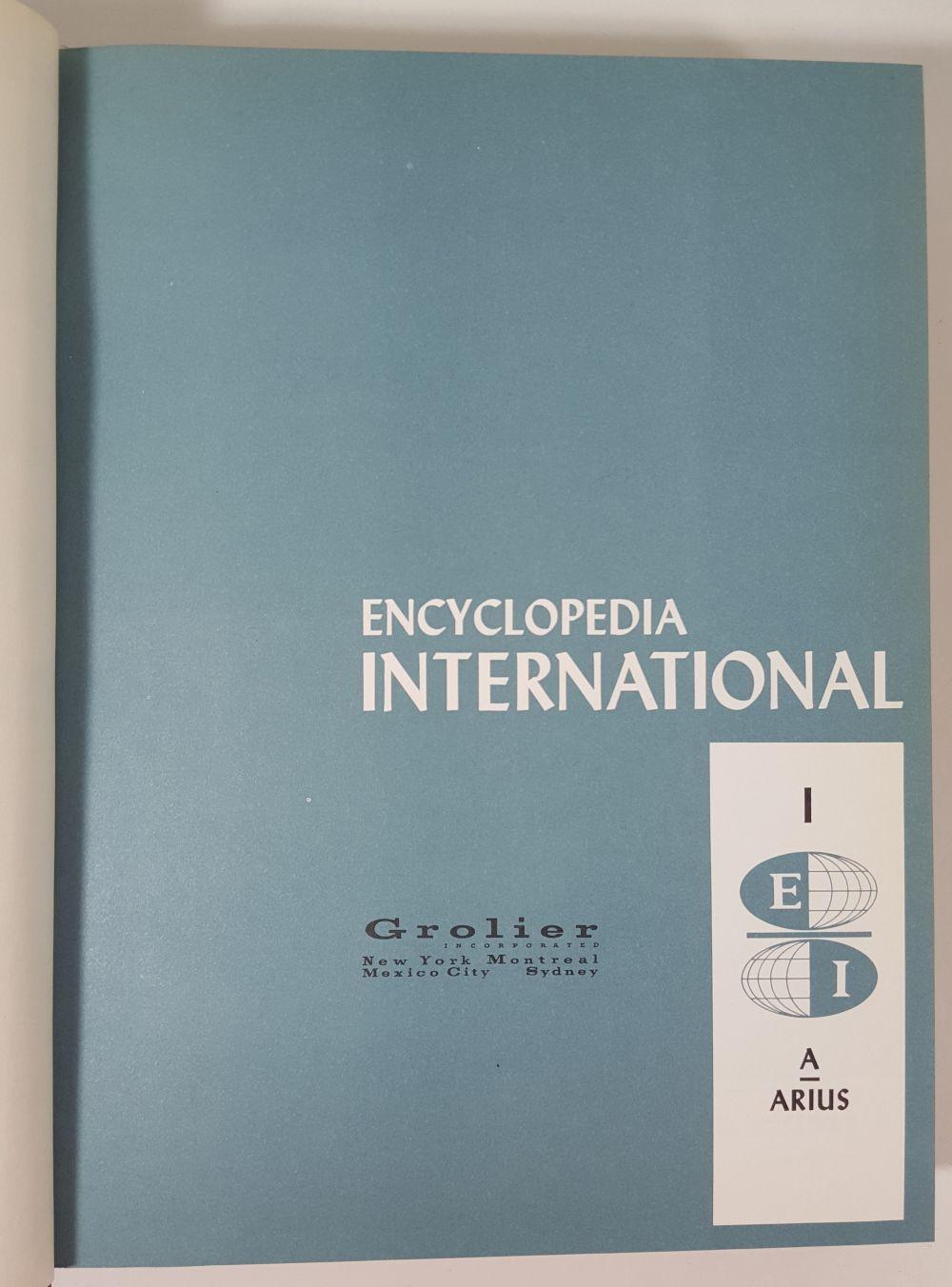 ENCYCLOPEDIA INTERNATIONAL. 20 TOMOS. EDIT GROLIER. U.S.A. ENCYCLOPEDIA INTERNATIONAL. 20 TOMOS. EDIT GROLIER. U.S.A.