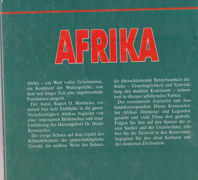 Afrika. Rupert O. Matthews. - Kronzucker, Dieter (Hrsg.)