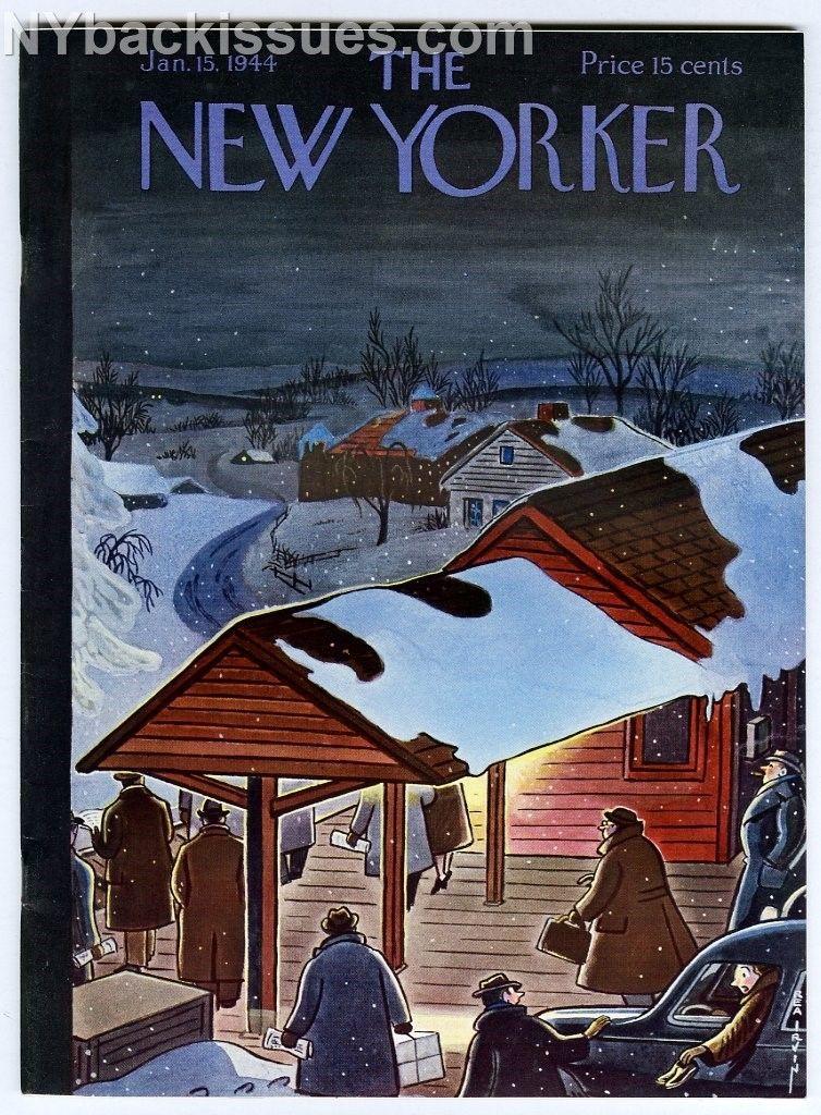 New Yorker magazine January 15 1944 snowy evening NEAR MINT (1944) 1st