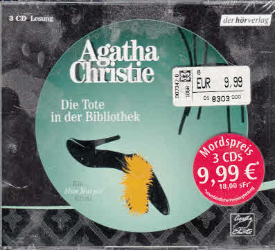 Die Tote in der Bibliothek : ein Miss-Marple-Krimi ; gekürzte Lesung. Agatha Christie. Aus dem Engl. von Tanja Handels. Gelesen von Traudel Sperber. Regie: Sven Stricker - Christie, Agatha (Mitwirkender), Traudel (Mitwirkender) Sperber und Sven (Mitwirkender) Stricker