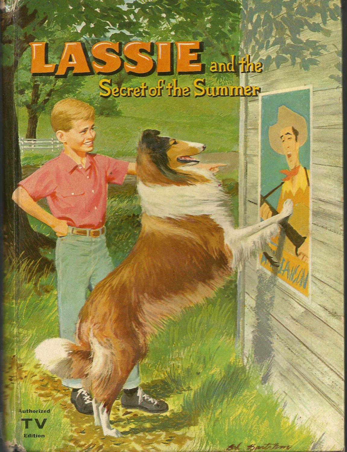Lassie And The Secret Of The Summer By Dorothea J Snow Good Hardcover 1958 1st Edition Sue Ost 