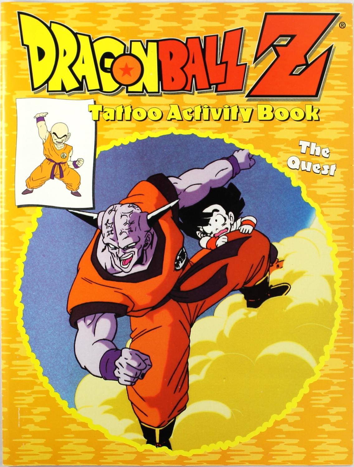 Dragonball Z Tattoo Activity Book The Quest Used Very Good Staple Bound 2000 Firefly Bookstore