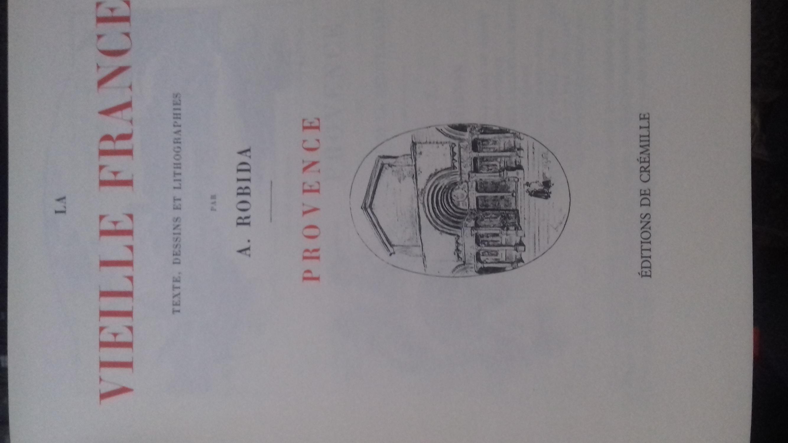 la vieille france en six tomes by albert robida: Très bon Couverture ...