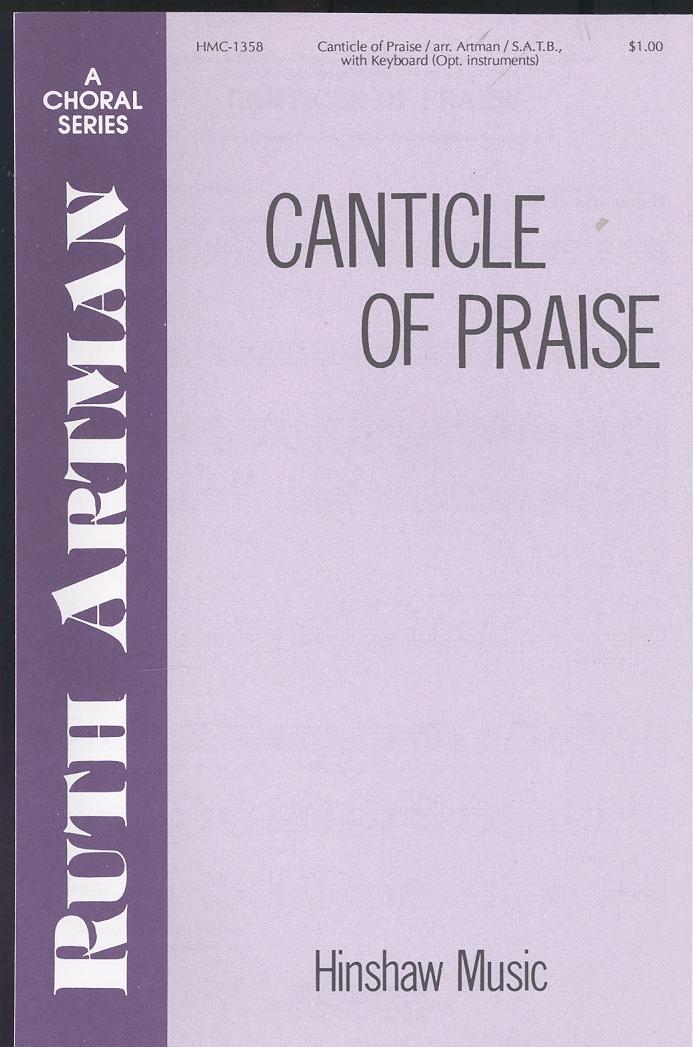Canticle of Praise, for mixed voices SATB, with keyboard (optional