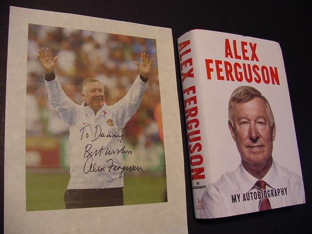 My　Cover　Autobiography　by　SIGNED　Sir:　Photo　Daniel　on　Alex　Ferguson,　Near　(2013)　AUTHOR　Ferguson:　Hard　Fine　Alex　Montemarano