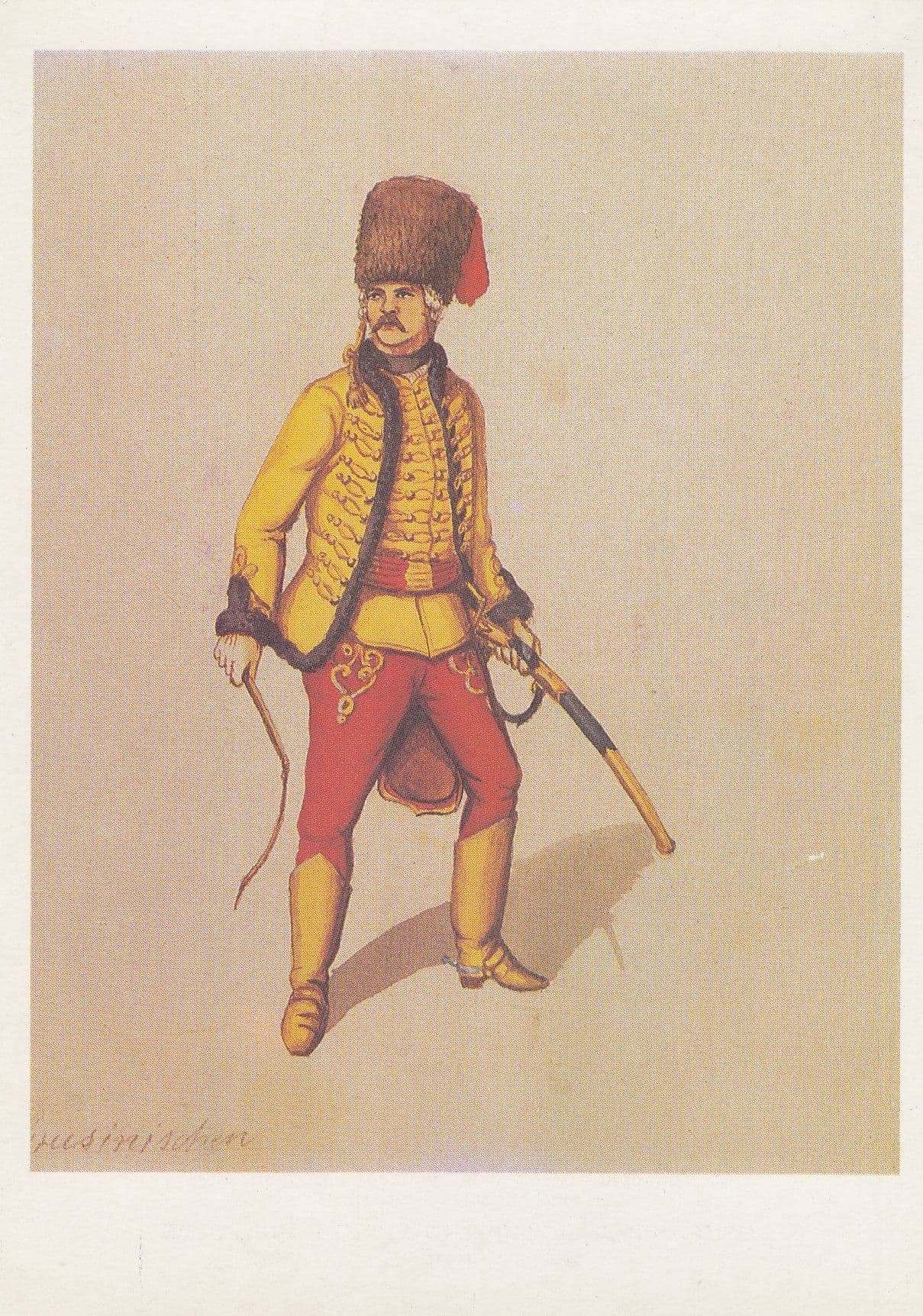 Russian Military Army Unidentified Uniform 1700s 6 Soviet Postcard Manuscript Nbsp Nbsp Paper Nbsp Collectible Postcard Finder