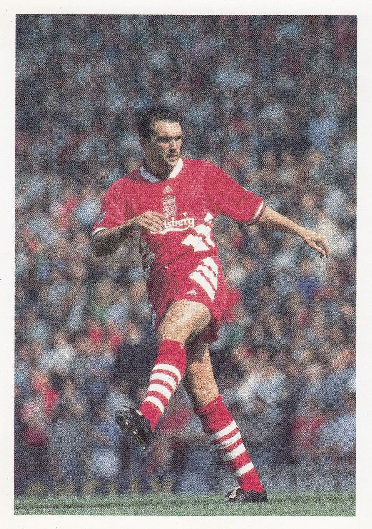 Neil Ruddock Liverpool Football Club Defender Postcard: Manuscript 
