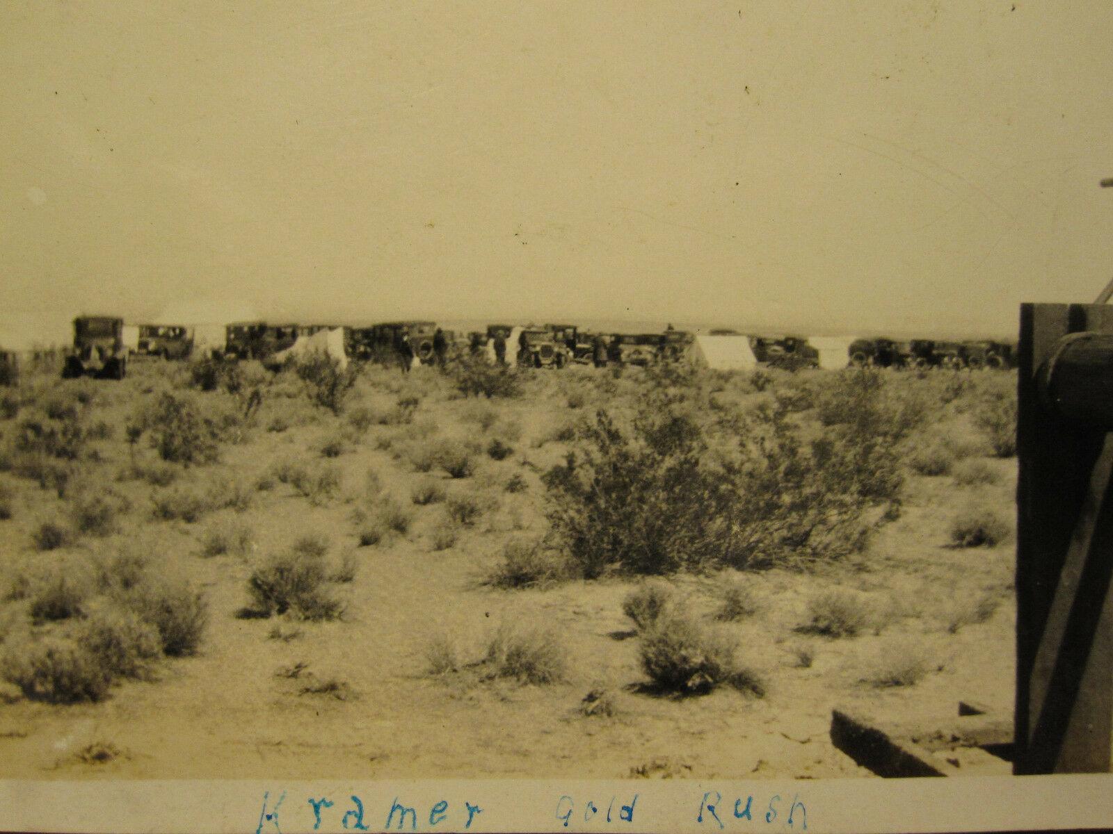 ANTIQUE 1920s CALIFORNIA GOLD RUSH MOJAVE DESERT KRAMER JUNCTION CA SALE (1950) Signed by Author(s) Photograph | 21 East
