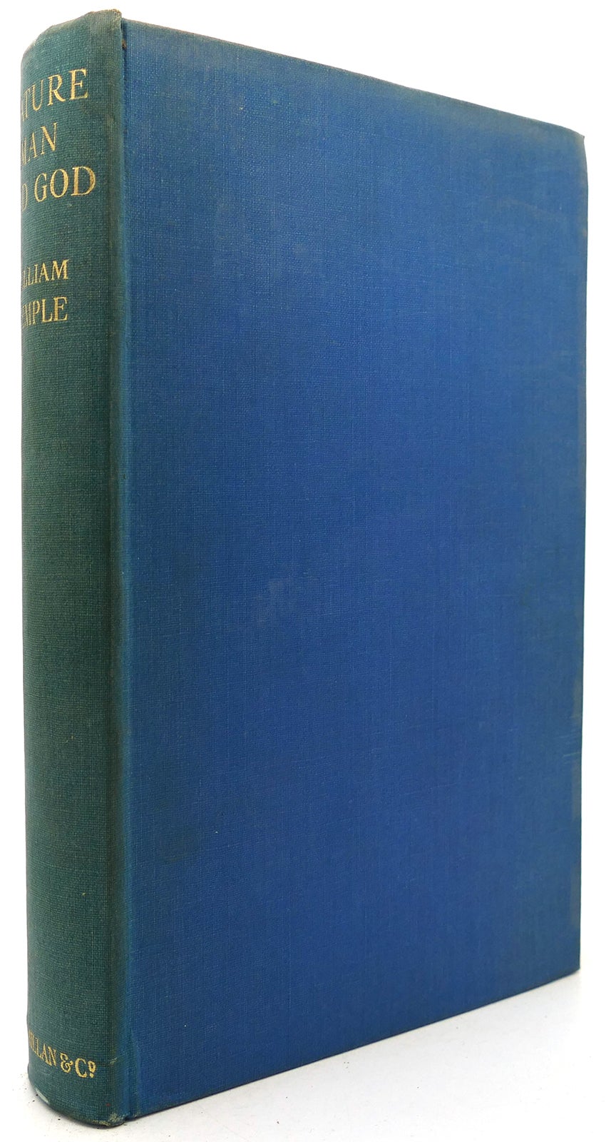 NATURE, MAN AND GOD by William Temple: Hardcover (1951 NATURE, MAN AND GOD by William Temple: Hardcover (1951