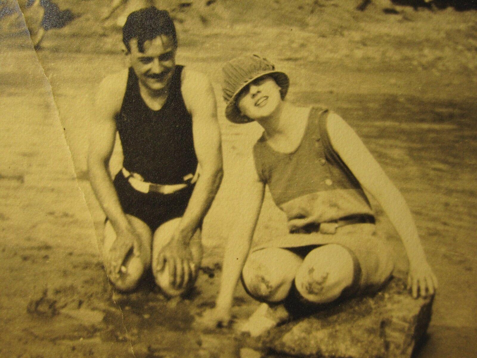 Flapper top bathing suit