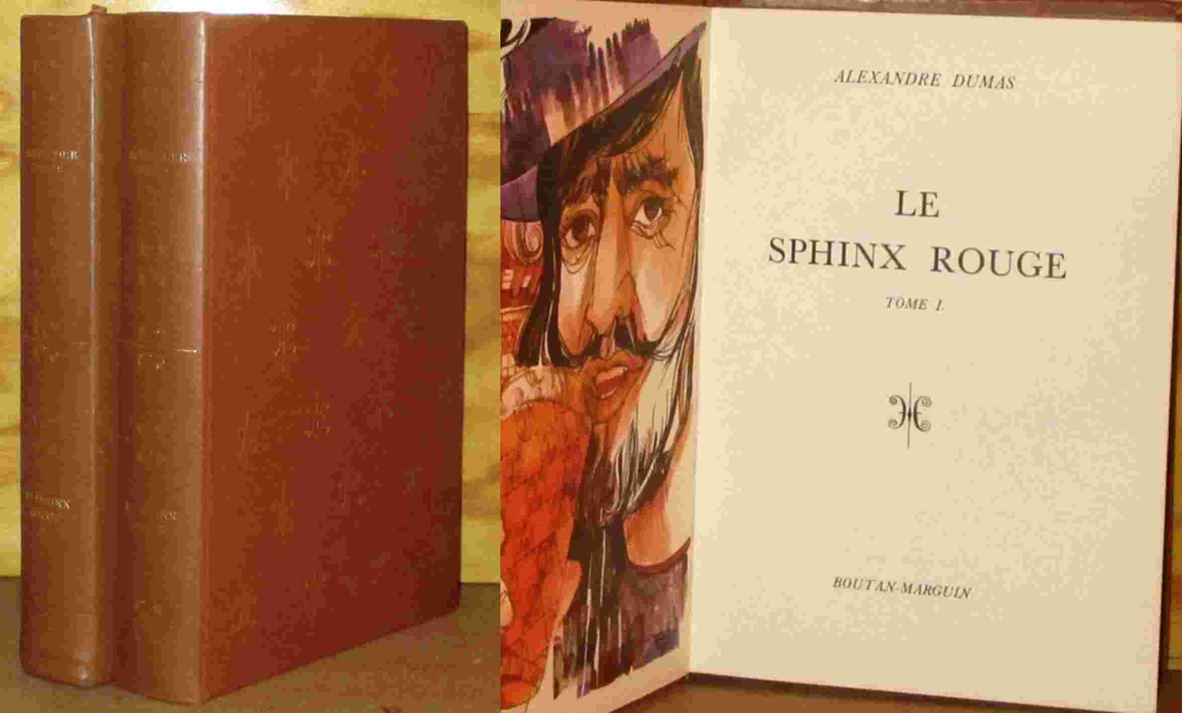 LE SPHINX ROUGE - 2 TOMES par DUMAS Alexandre: (1970) | Livres 113