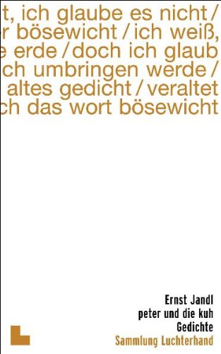 Samml.Lucht.02020 Jandl,Peter u.d.Kuh - Jandl, Ernst