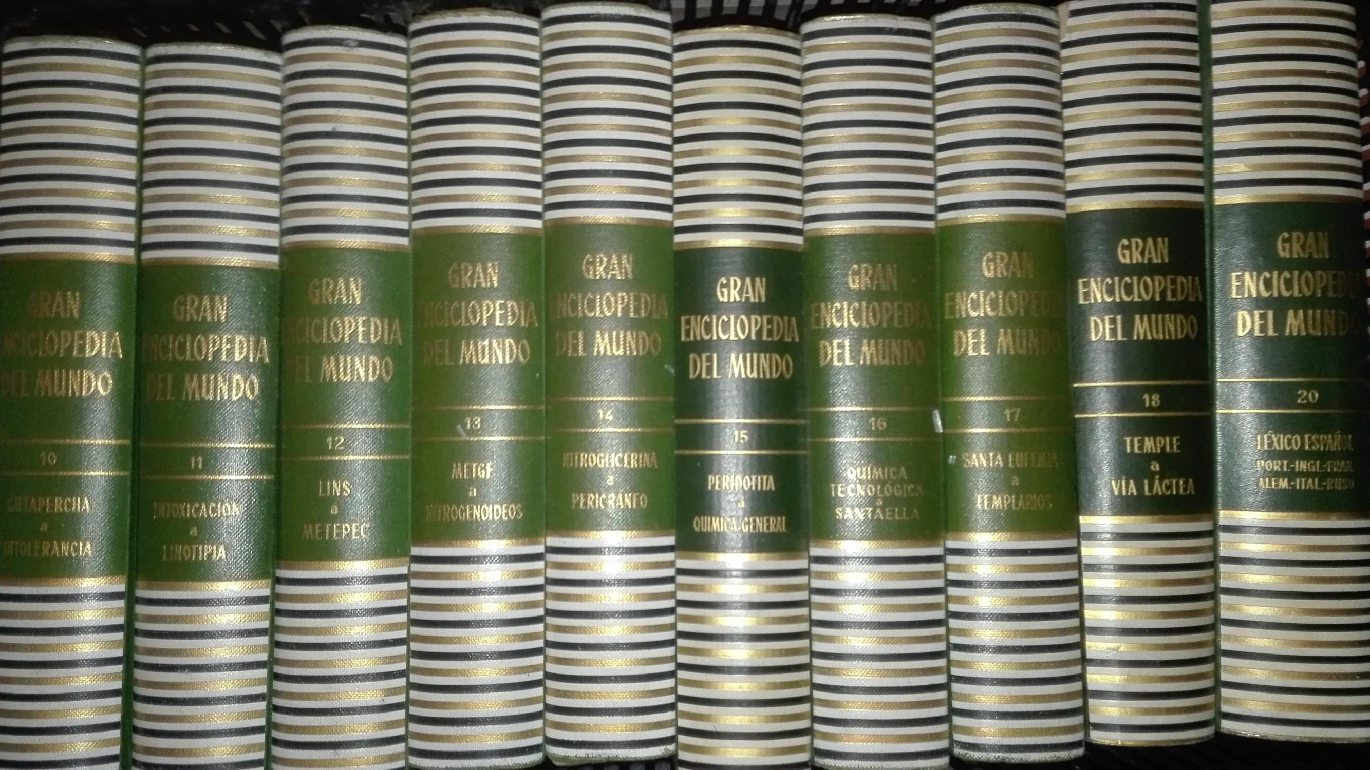 Gran Enciclopedia del Mundo (18 tomos + léxico) by Don Ramón Menéndez ...