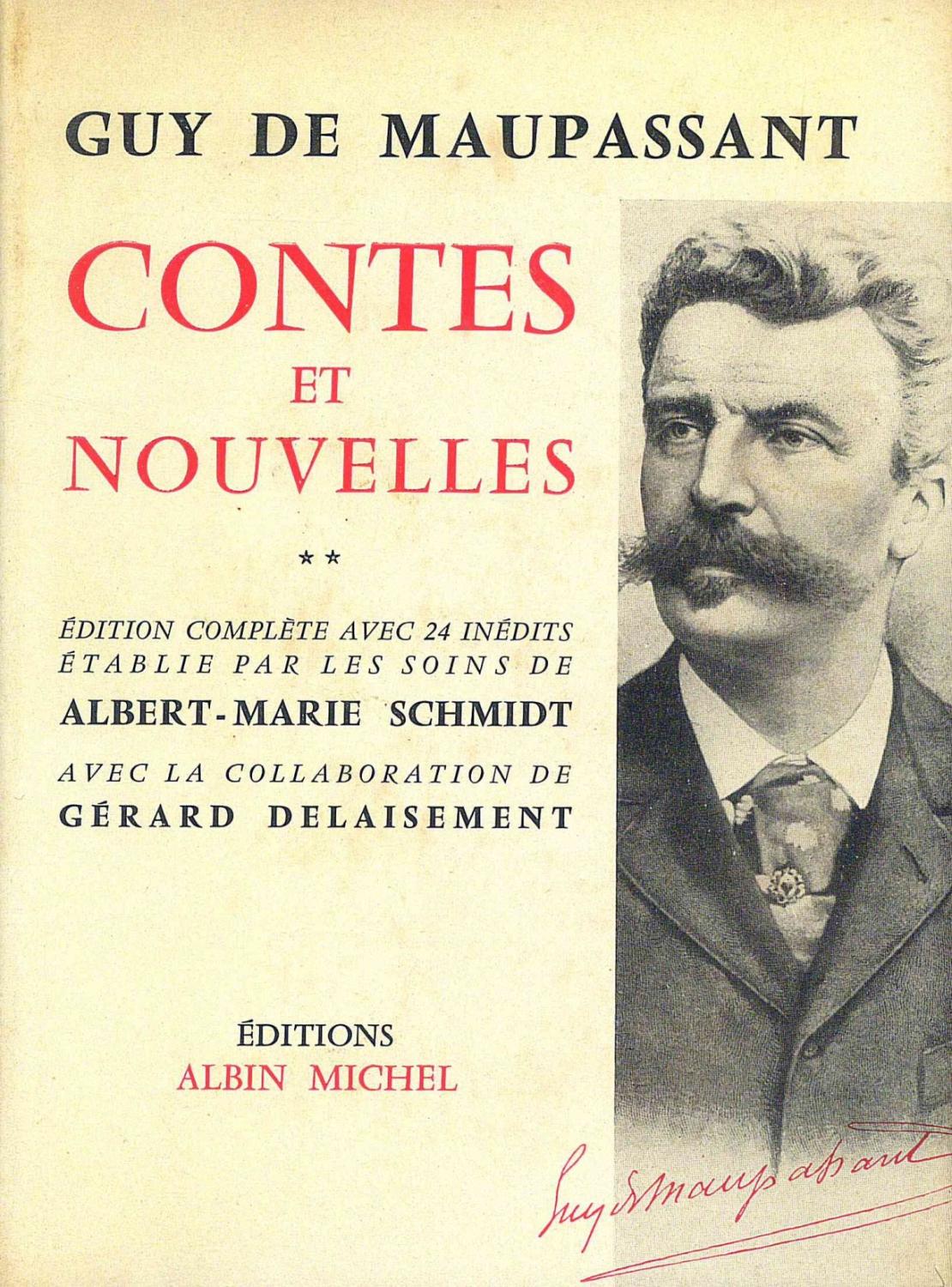 Contes et Nouvelles. 2vol by de Maupassant, Guy Buone (1957