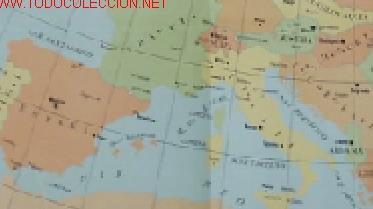 Europa Mapa Politico Ministerio De Educacion Nacional Sobre 1950 Coleccionismo Papel Mapas Contemporaneos Desde Siglo Xix Map El Saber Si Ocupa Lugar