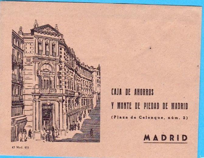 PROMOCION LIBRETA DE RECIÉN NACIDO. CAJA DE AHORROS Y MONTE DE PIEDAD DE  MADRID, 1953 (Coleccionismo Papel/Documentos/Documentos Bancarios):  Manuscrito | EL SABER SÍ OCUPA LUGAR