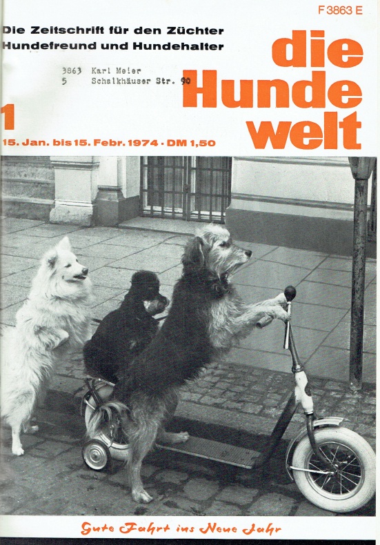 Die Hundewelt. Unabhängige Zeitschrift für das Hundewesen seit 1928