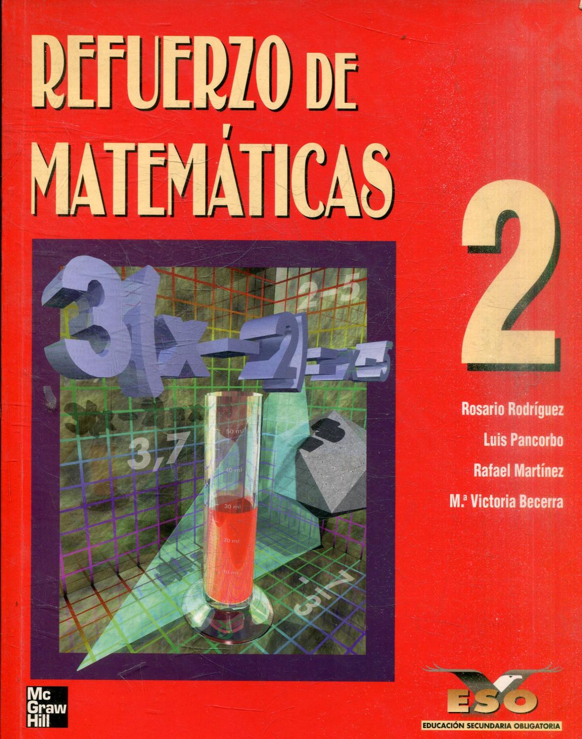 REFUERZO DE MATEMATICAS. 2 ESO. - VV.AA.