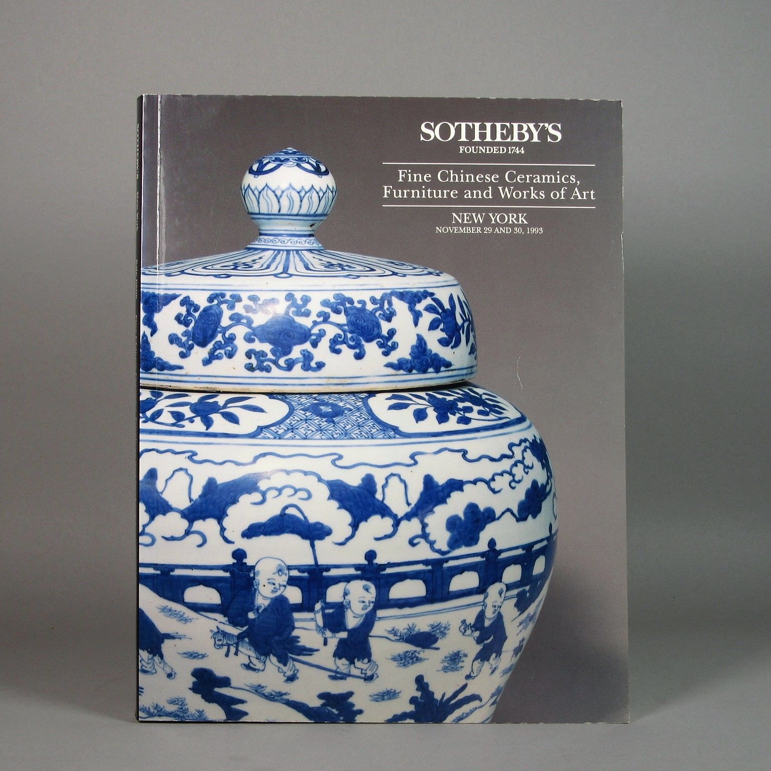 Fine Chinese Ceramics, Furniture and Works of Art New York