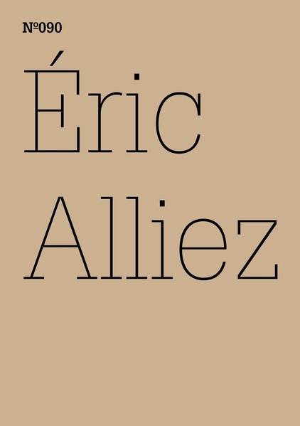 Éric Alliez: Diagramm 3000 [Worte] (100 Notes-100 Thoughts Documenta 13) (Documenta 13: 100 Notizen - 100 Gedanken, Band 90) - Alliez, Eric