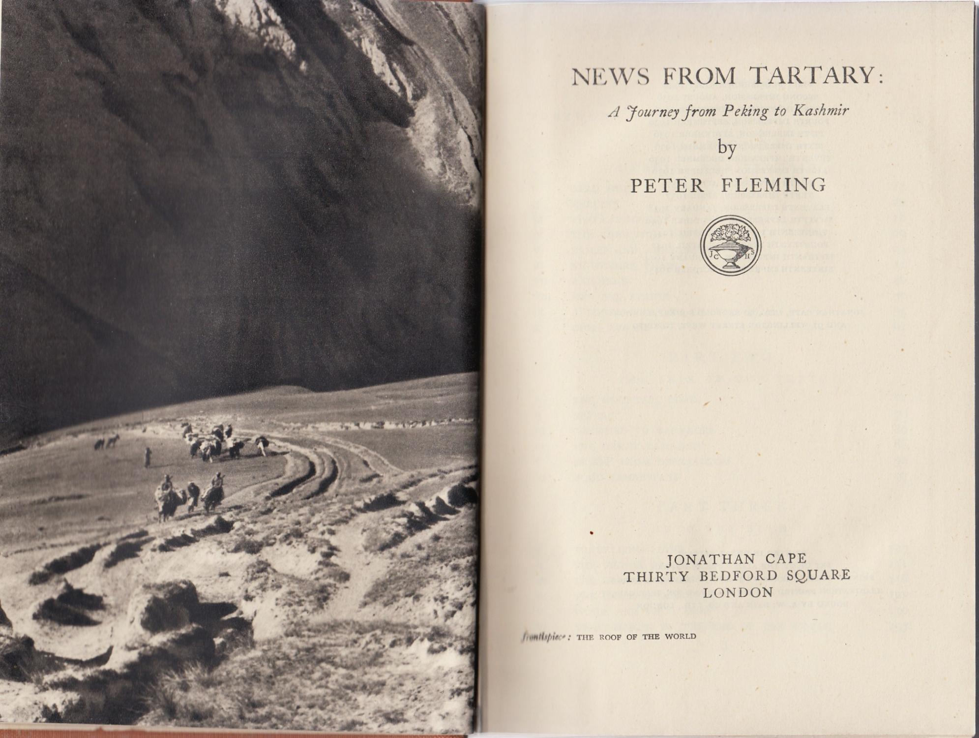 News from Tartary A Journey from Peking to Kashmir by