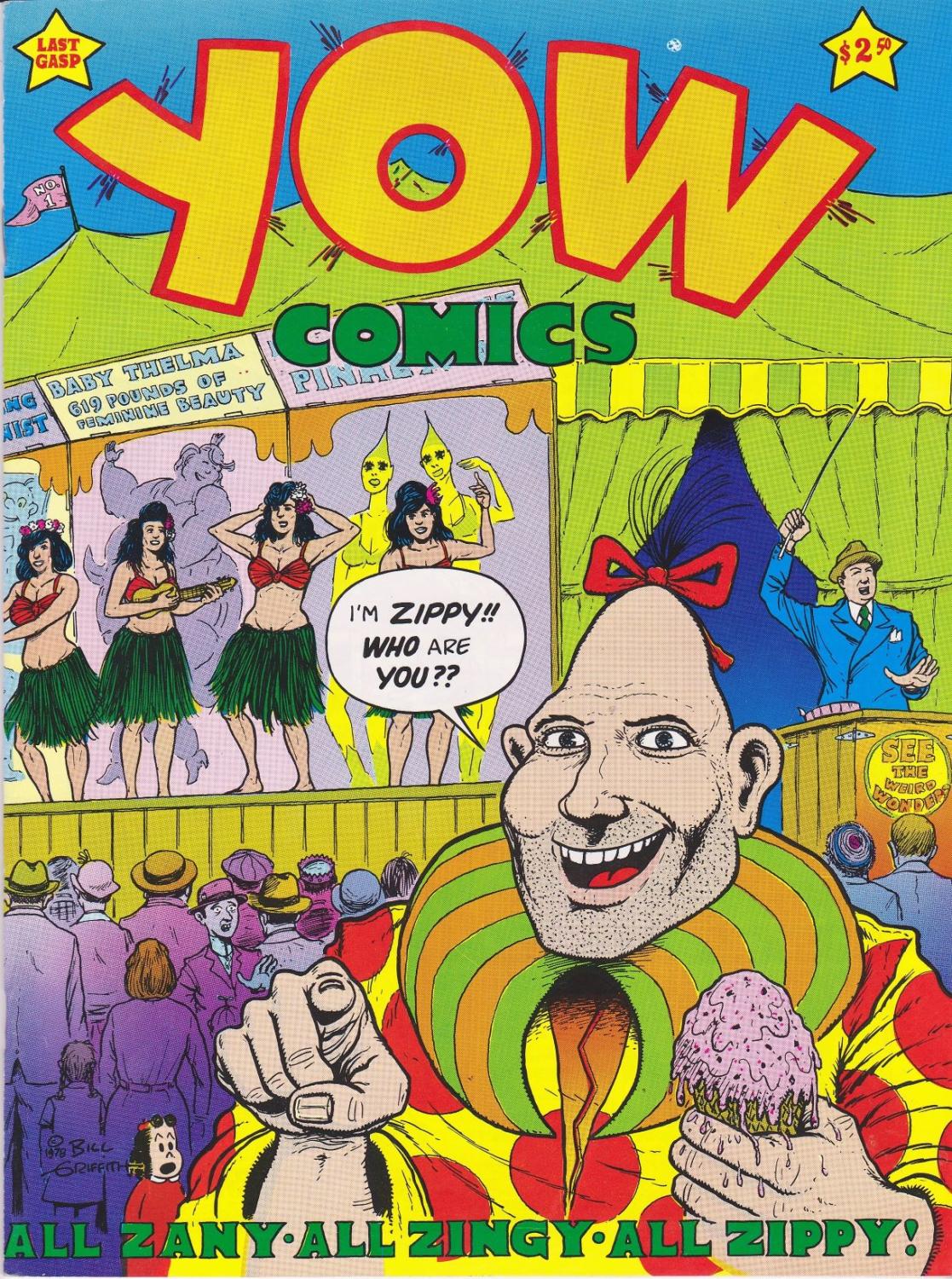 YOW No. 1 (Zippy the Pinhead) by Bill Griffith: (1978) 1st Edition Comic |  Walther's Books