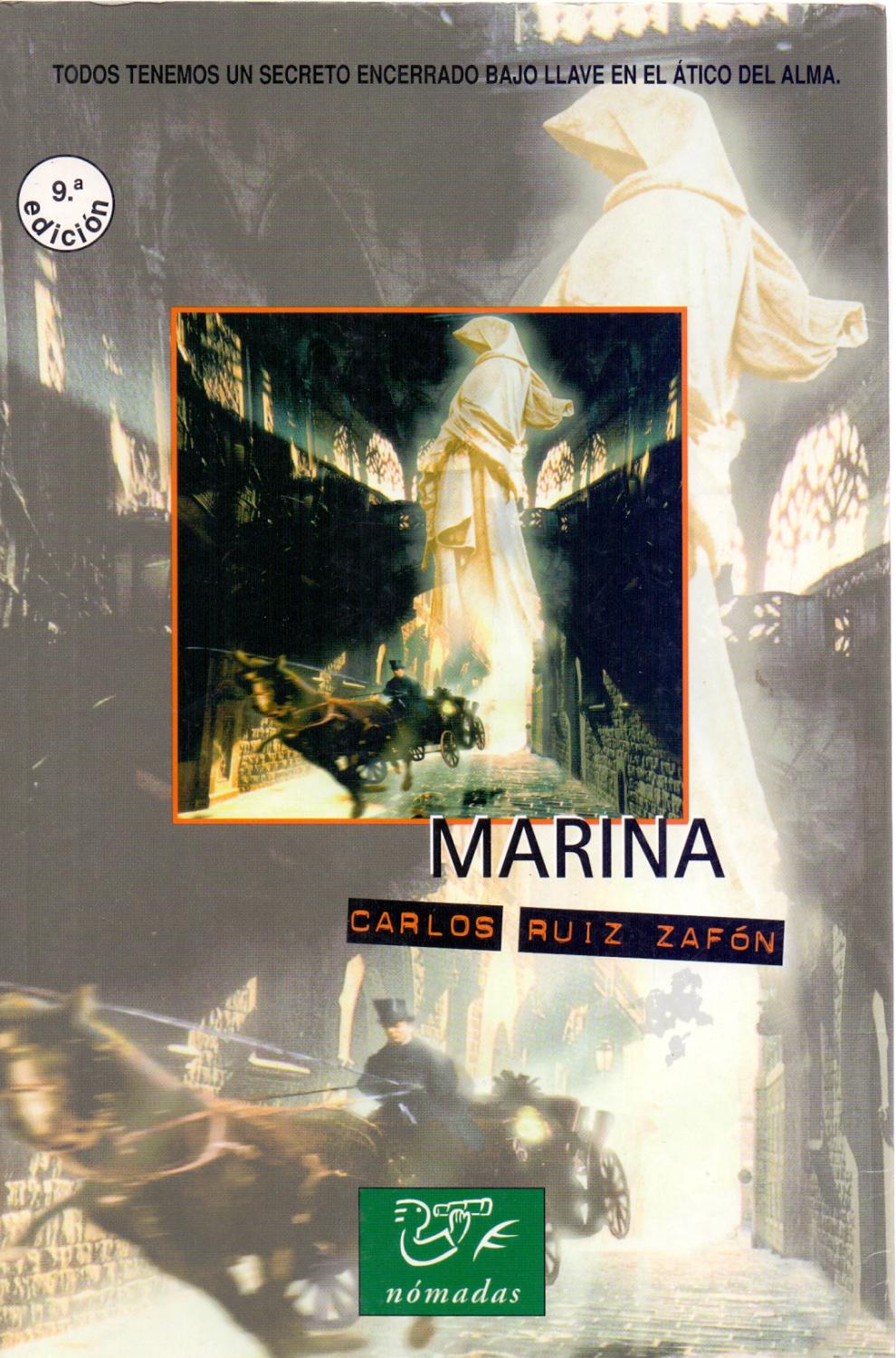 Caligrafía Afirmar Llave MARINA de Carlos Ruiz Zafon | Libreria 7 Soles