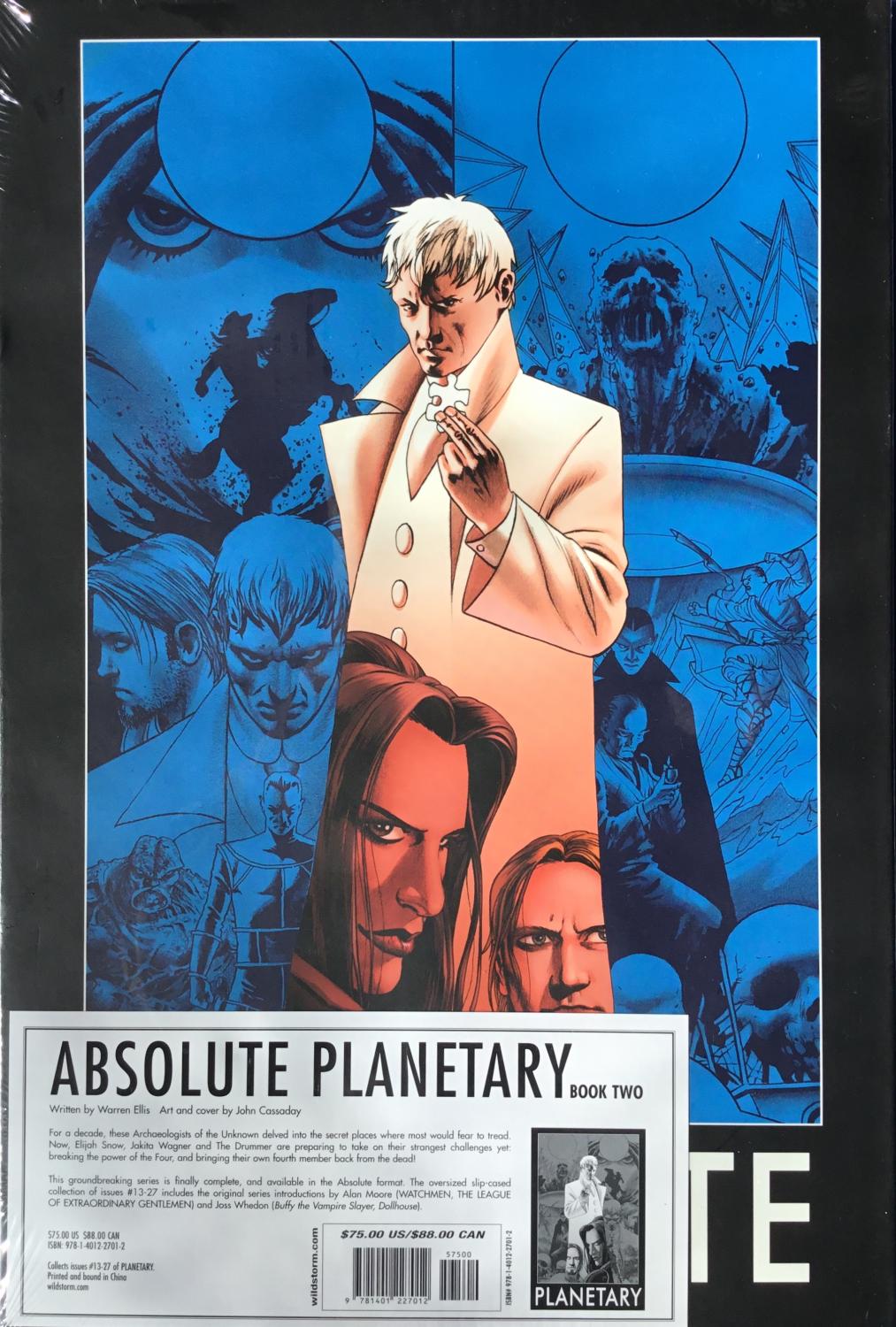 Details about   Absolute Planetary Book 2 by Hardcover Warren Ellis & John Cassaday 