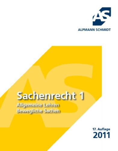 Sachenrecht 1 - Dr., Till Veltmann