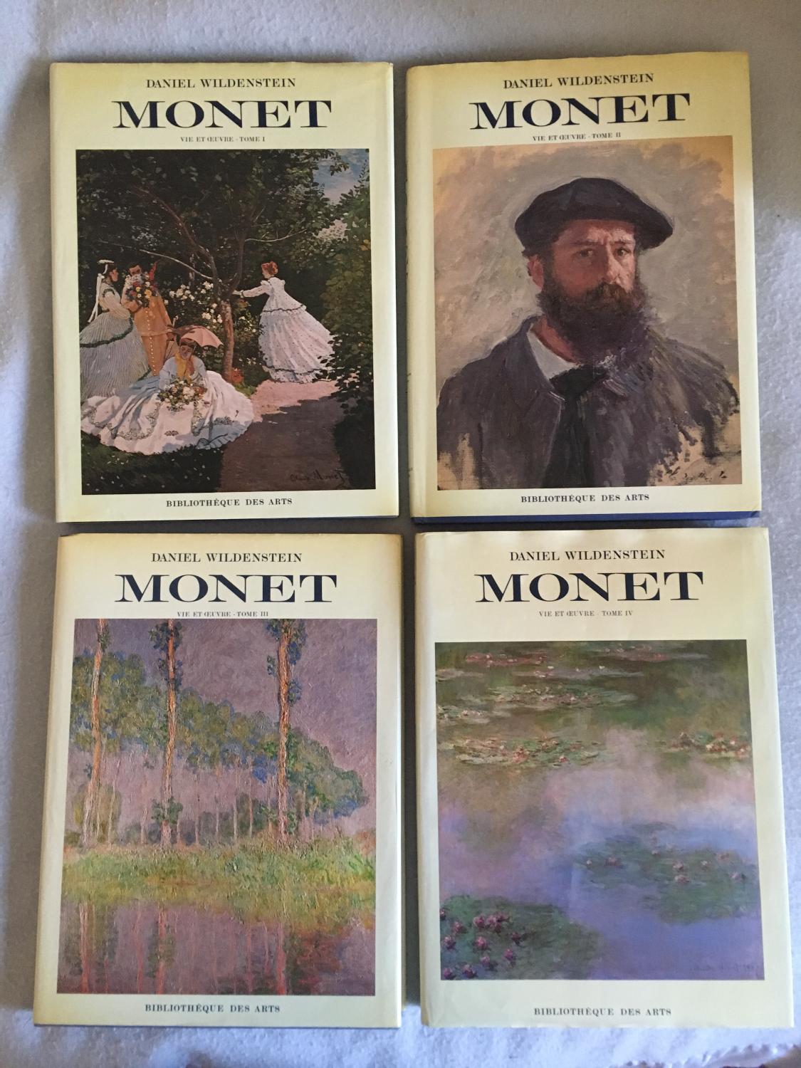 Claude Monet: Biographie et catalogue raisonné, 1840-1926. 4 volumes. Vols. I-IV - Daniel Wildenstein